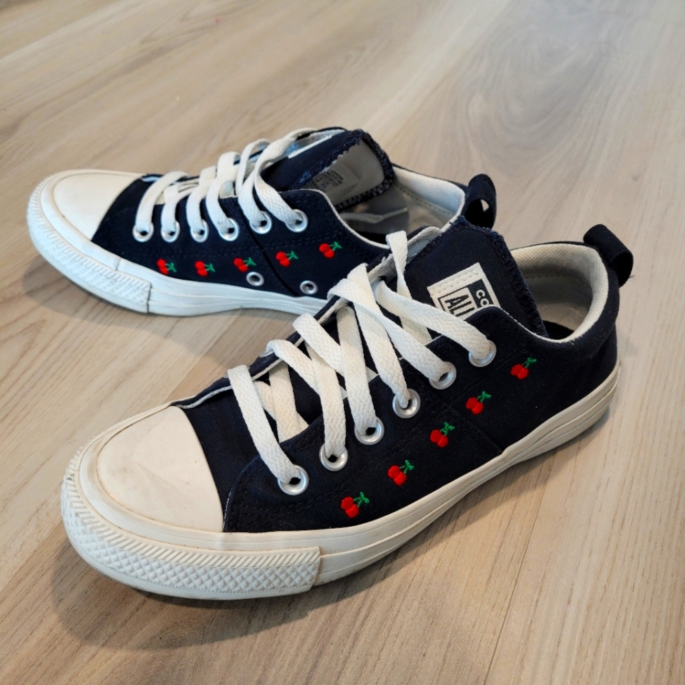 Converse Chuck Taylor All Star Madison Canvas Shoes With Cherry Embroidery